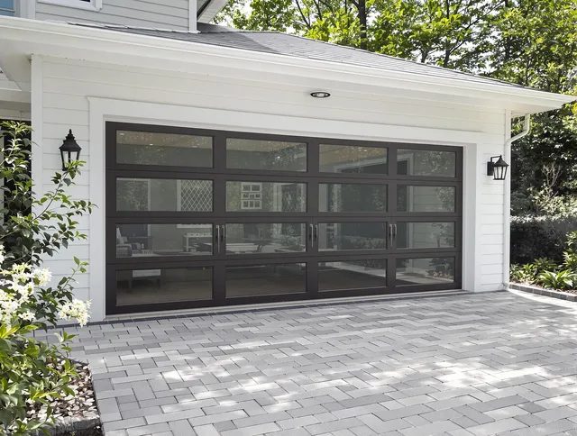 Alhambra Garage Door Repair design specialist presenting custom garage door options to Alhambra homeowner