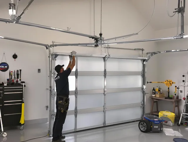 Alhambra Garage Door Repair certified team performing precision garage door installation in Alhambra