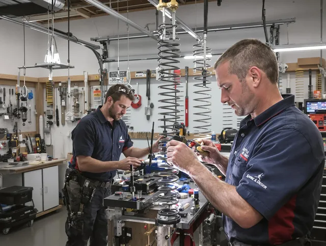 Garage door spring repair service by Alhambra Garage Door Repair in Alhambra