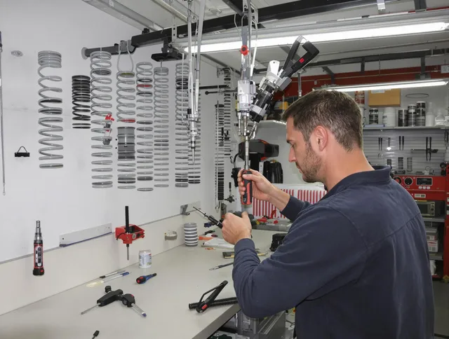 Alhambra Garage Door Repair safety certified technician performing precision spring replacement in Alhambra